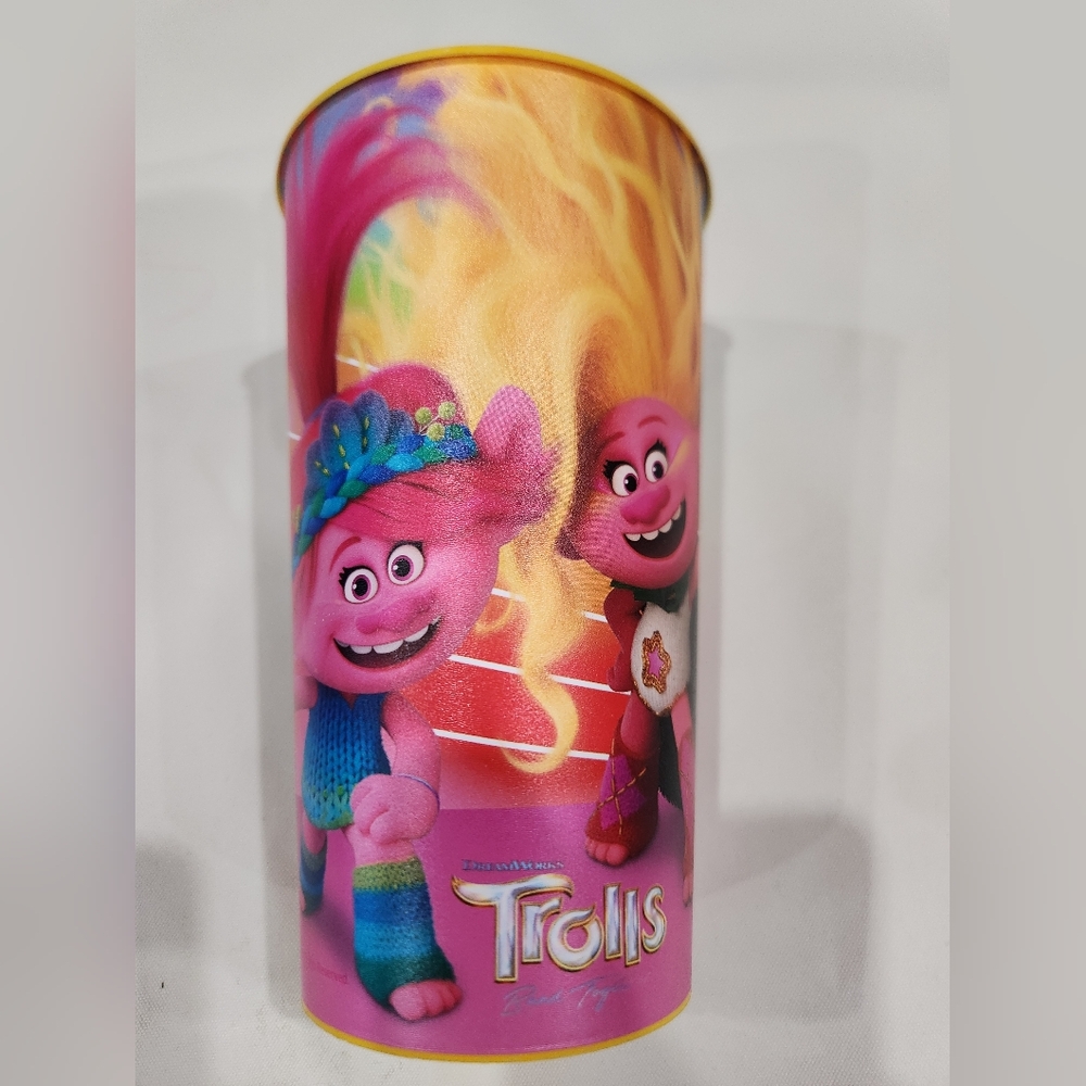 🆕️ Trolls Pink and Yellow Tumbler